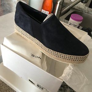 Vince Dark Navy Platform Sneakers